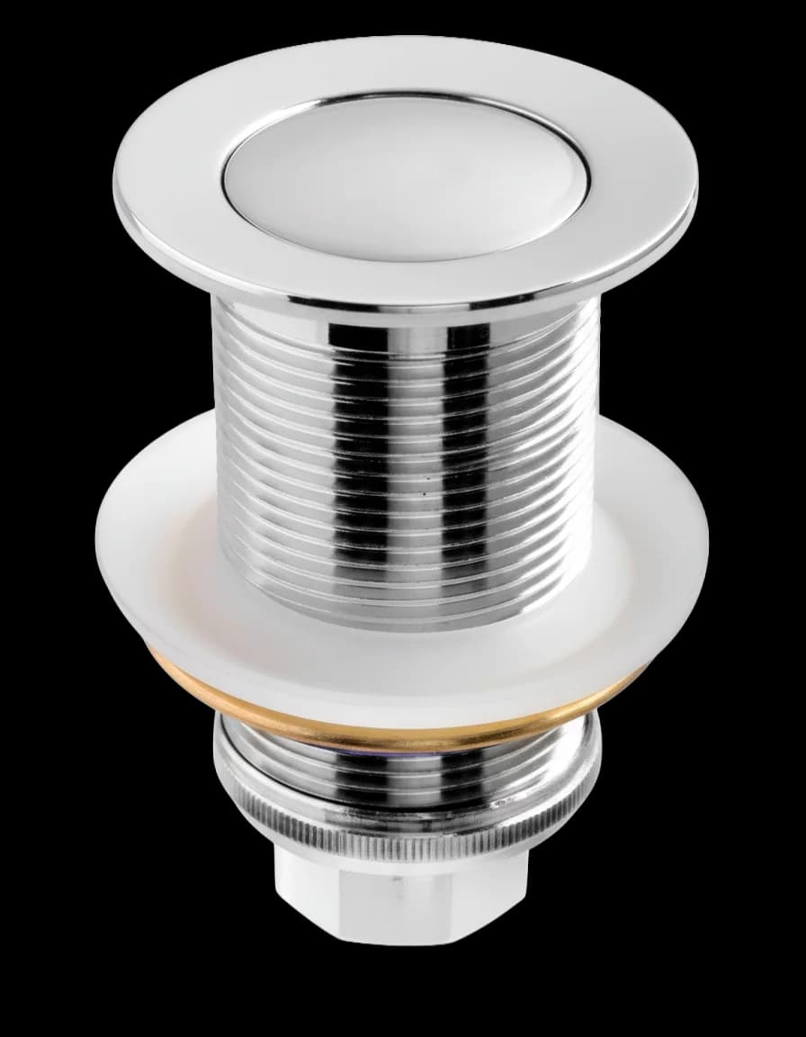 SOPAPA LAVATORIO 1 ¼” AUTOMATICO EN BLISTER MATERIAL BRONCE LATON