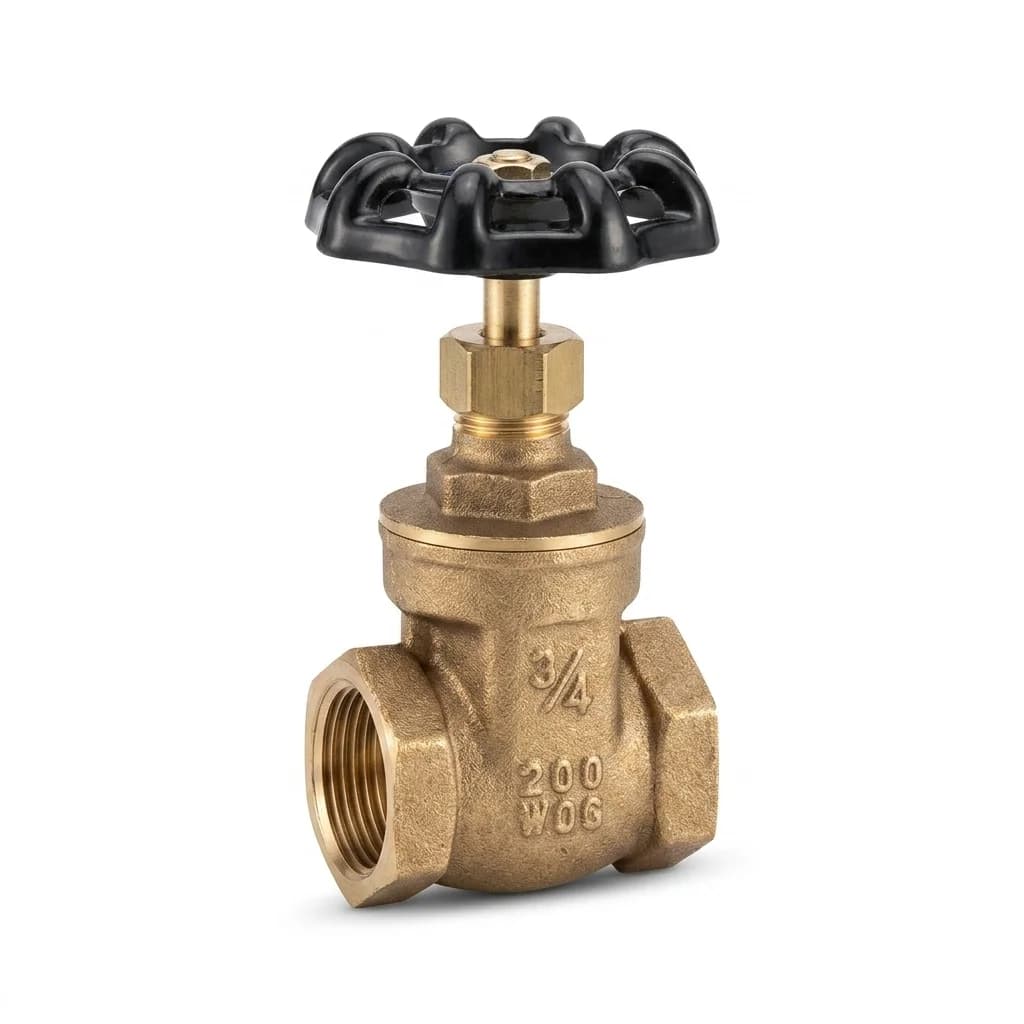 LLAVE DE PASO CORTINA DE 3/4"