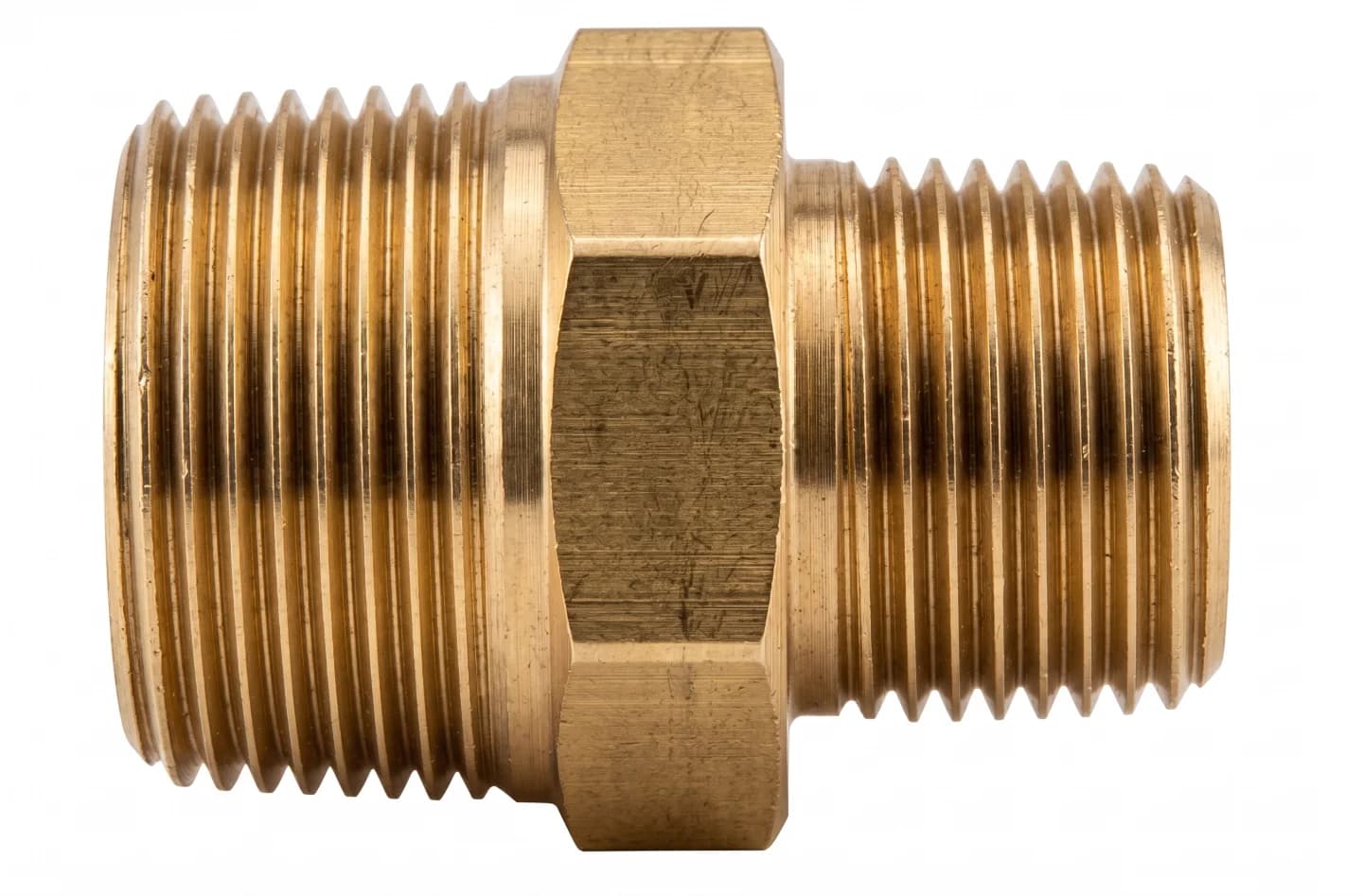 REDUCCION NIPLE DE BRONCE 1/2X3/8