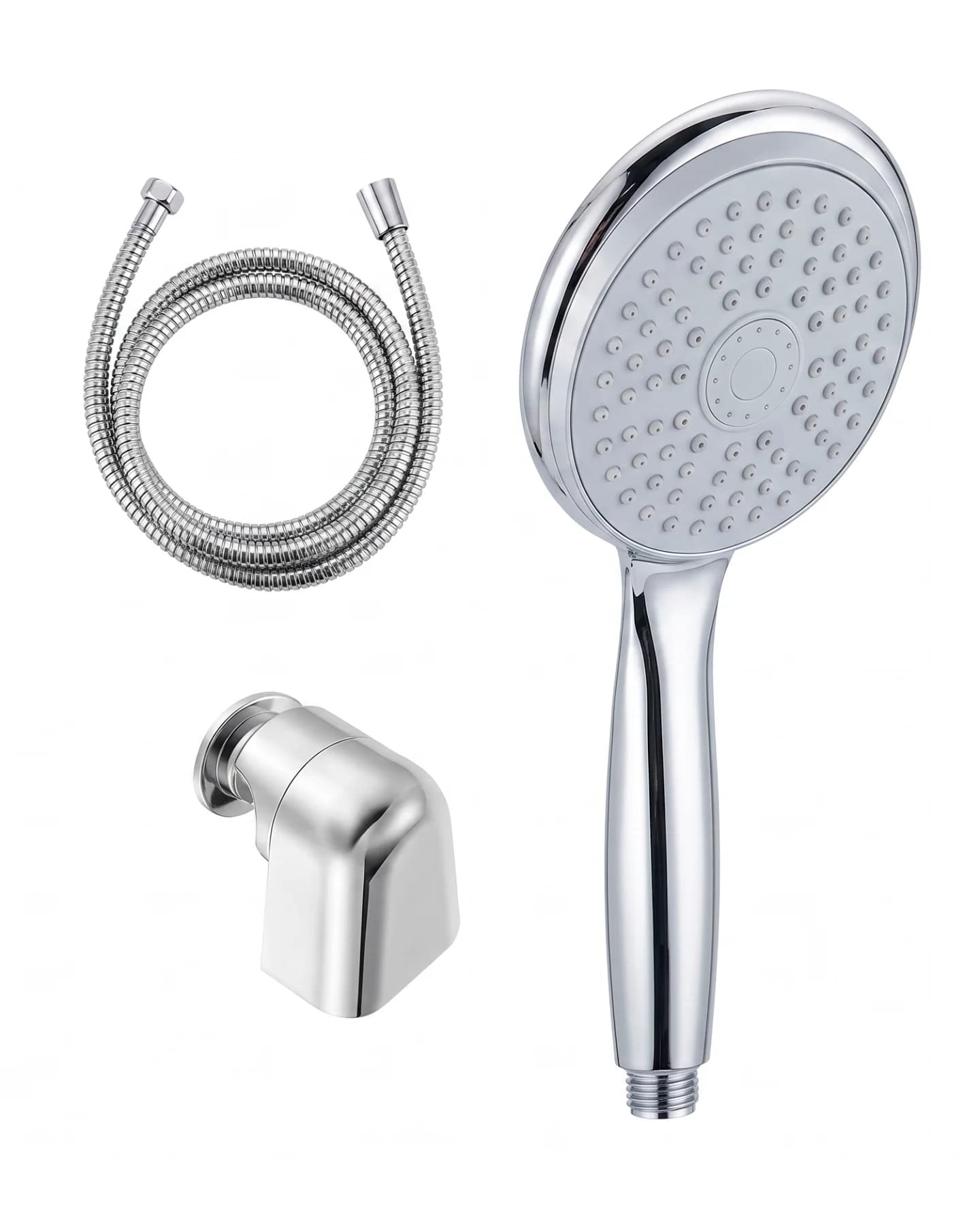 DUCHA TELEFONO 3 JETS STÁNDAR CON FLEXIBLE Y SOPORTE