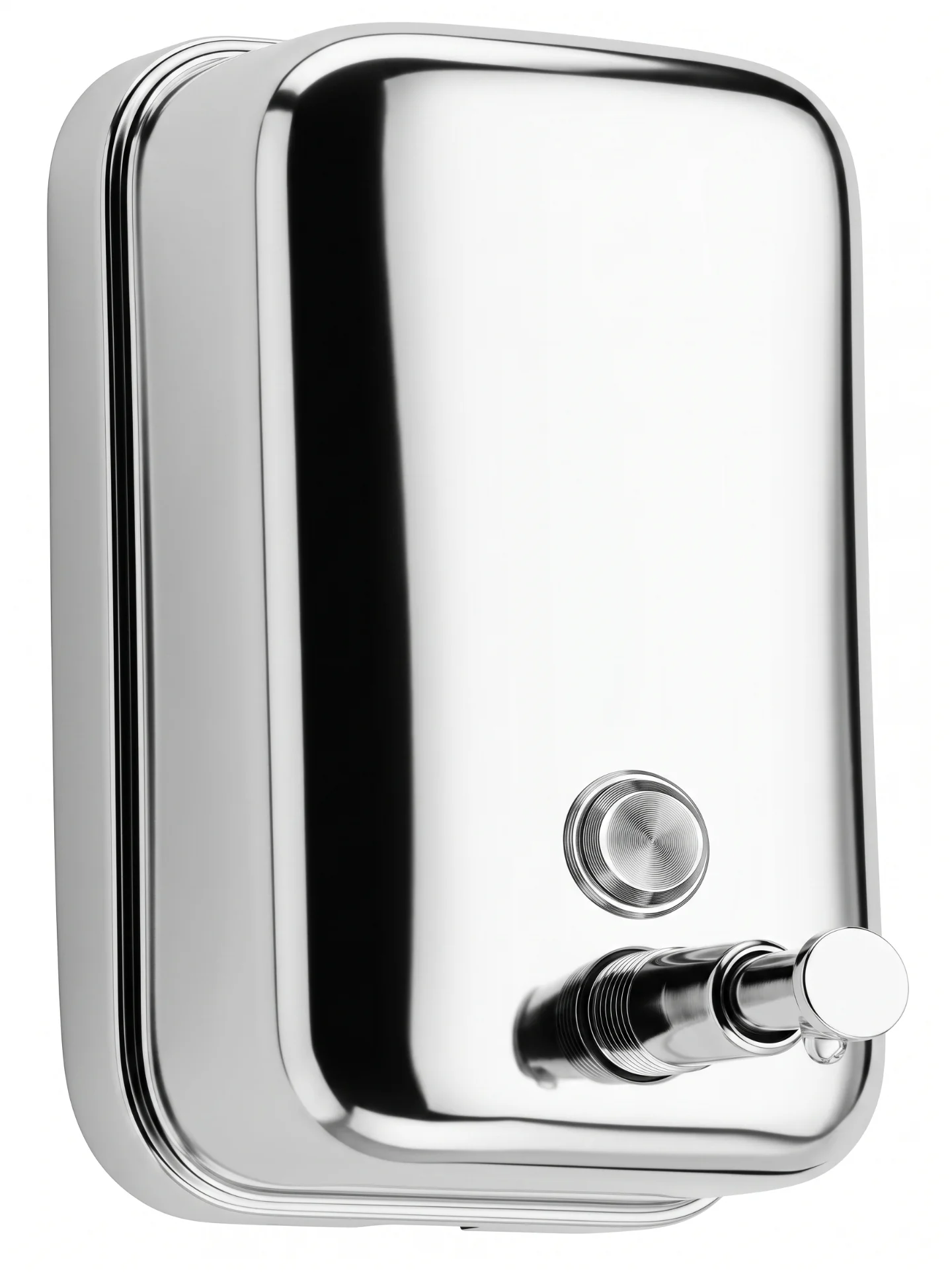 DISPENSADOR DE CHAMPU CROMO METALICO DE 500 ML