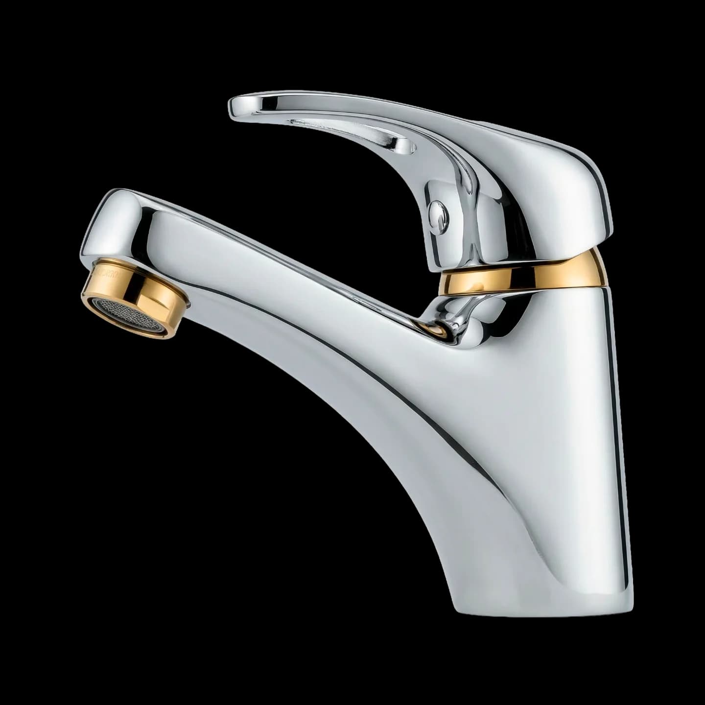 MONOMANDO LAVATORIO AGUA FRIA CROMO /ORO KINDER