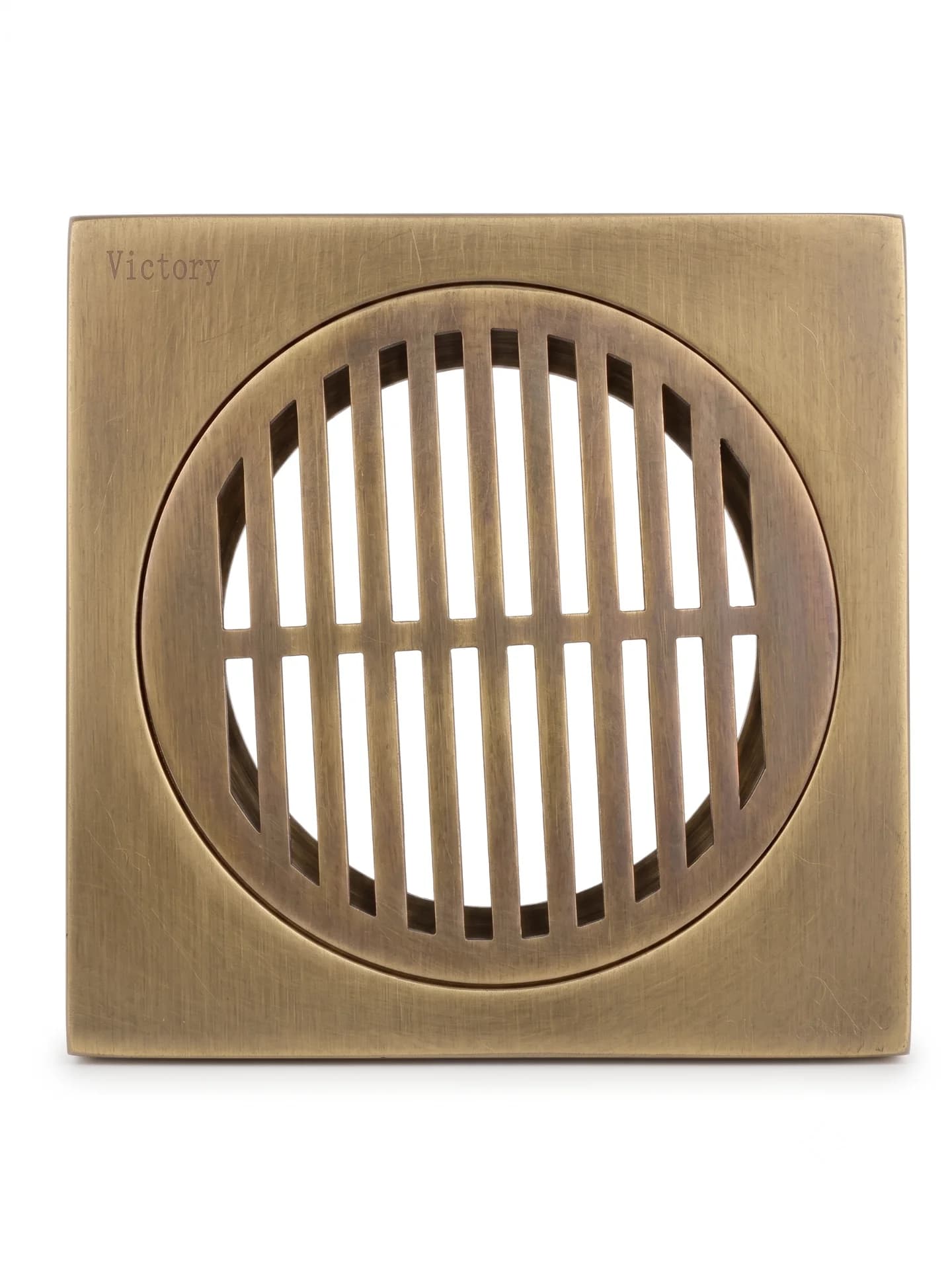 REJILLA DE 12CM X 12CM ORO VIEJO SALIDA PARA CAJA DE 4”