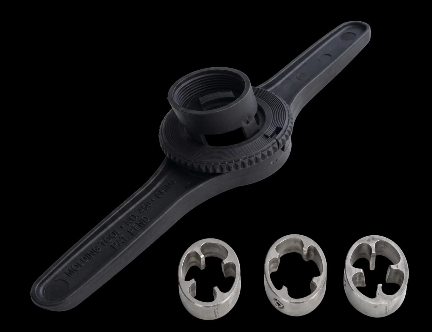 JUEGO TARRAJA DE 3 PIEZAS PARA CAÑERIA HIDRO3 IPS Y PVC DE 1/2” 3/4” Y 1”